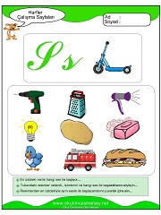 S Sesi Çalışma Sayfaları